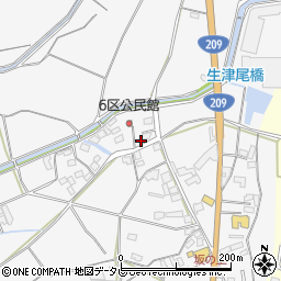 福岡県久留米市荒木町荒木341周辺の地図