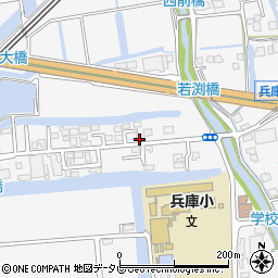佐賀県佐賀市兵庫町渕1318-13周辺の地図