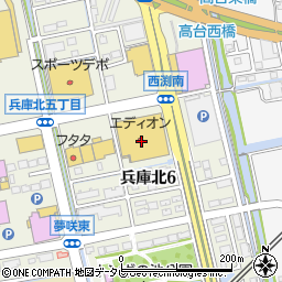 エディオン佐賀本店周辺の地図