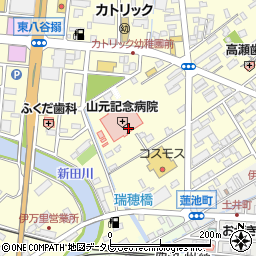山元記念病院周辺の地図