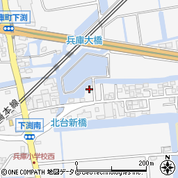 佐賀県佐賀市兵庫町渕1337-1周辺の地図