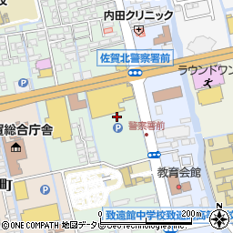 佐賀県佐賀市新中町6周辺の地図