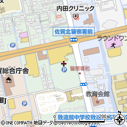 佐賀県佐賀市新中町6周辺の地図