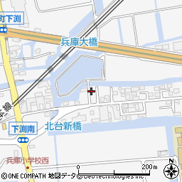 佐賀県佐賀市兵庫町渕1328-1周辺の地図