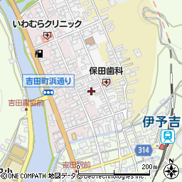 愛媛県宇和島市吉田町本町周辺の地図