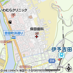 愛媛県宇和島市吉田町本町54周辺の地図