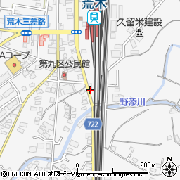 福岡県久留米市荒木町荒木801周辺の地図