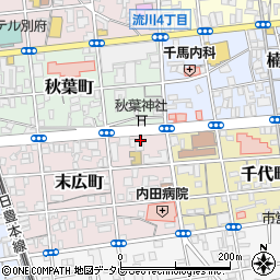 大分銀行別府南支店 ＡＴＭ周辺の地図