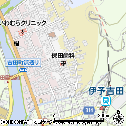 保田歯科医院周辺の地図