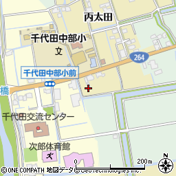 佐賀県神埼市丙太田1334-3周辺の地図