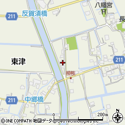 佐賀県三養基郡みやき町東津1238周辺の地図