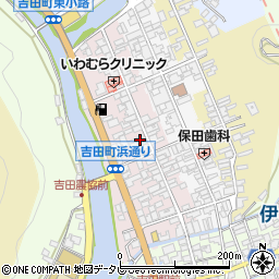 愛媛県宇和島市吉田町魚棚周辺の地図