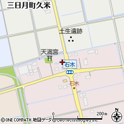 佐賀県小城市三日月町石木45周辺の地図