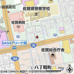 飯盛・左官周辺の地図