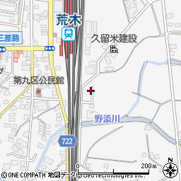 福岡県久留米市荒木町荒木813周辺の地図