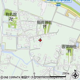 福岡県久留米市大善寺町藤吉764周辺の地図