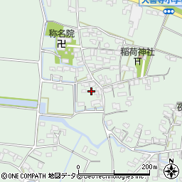 福岡県久留米市大善寺町藤吉694周辺の地図