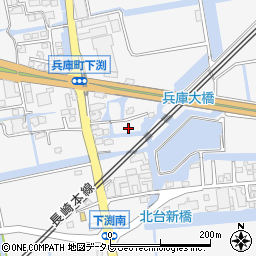 佐賀県佐賀市兵庫町渕1523-1周辺の地図