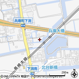 佐賀県佐賀市兵庫町渕1523-5周辺の地図