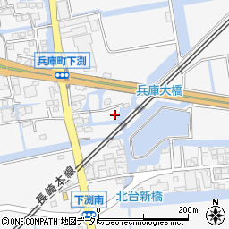 佐賀県佐賀市兵庫町渕1523-6周辺の地図