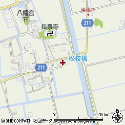 佐賀県三養基郡みやき町東津1127周辺の地図