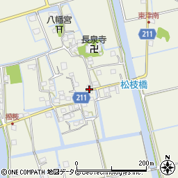 佐賀県三養基郡みやき町東津1328周辺の地図