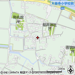 福岡県久留米市大善寺町藤吉761周辺の地図