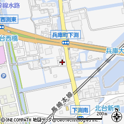佐賀県佐賀市兵庫町渕1411周辺の地図