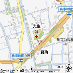 佐賀県佐賀市兵庫町瓦町381周辺の地図