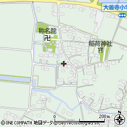 福岡県久留米市大善寺町藤吉704周辺の地図