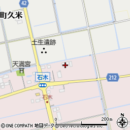 佐賀県小城市三日月町石木10-5周辺の地図