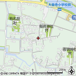 福岡県久留米市大善寺町藤吉758周辺の地図