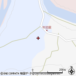 大分県玖珠郡玖珠町山浦中泊里周辺の地図