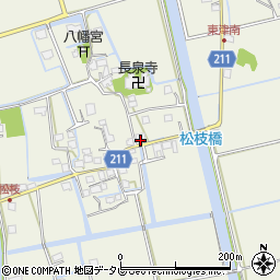 佐賀県三養基郡みやき町東津1325周辺の地図