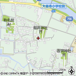 福岡県久留米市大善寺町藤吉802周辺の地図