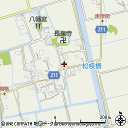 佐賀県三養基郡みやき町東津1326周辺の地図