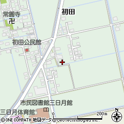 佐賀県小城市初田2036周辺の地図