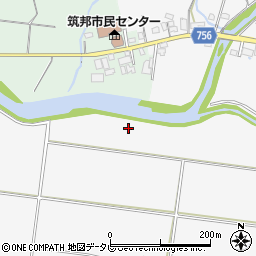 上津荒木川周辺の地図