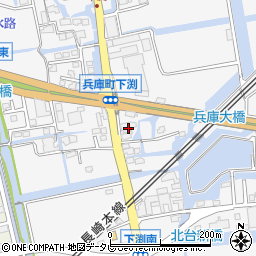 佐賀県佐賀市兵庫町渕1533-8周辺の地図