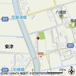 佐賀県三養基郡みやき町東津1243周辺の地図