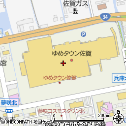 ビビン亭　ゆめタウン佐賀店周辺の地図