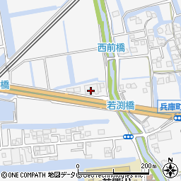 佐賀県佐賀市兵庫町渕1442-1周辺の地図