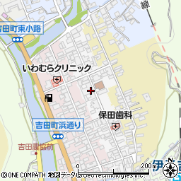 愛媛新聞　エリアサービス吉田周辺の地図