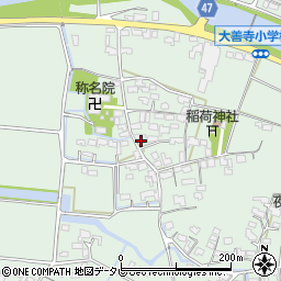 福岡県久留米市大善寺町藤吉747周辺の地図