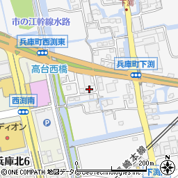 佐賀県佐賀市兵庫町渕1561周辺の地図