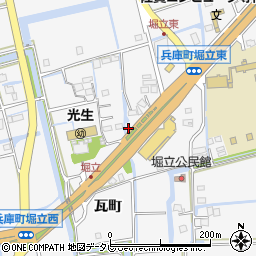 佐賀県佐賀市兵庫町瓦町428周辺の地図