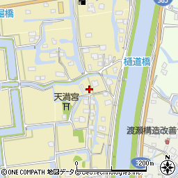 佐賀県神埼市詫東周辺の地図