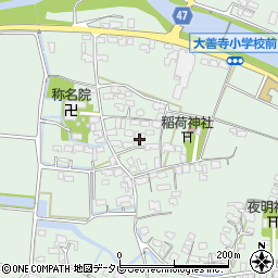 福岡県久留米市大善寺町藤吉756周辺の地図