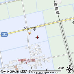 佐賀県小城市三日月町甲柳原周辺の地図