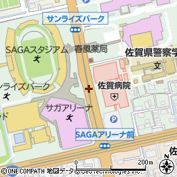 市文化会館前周辺の地図